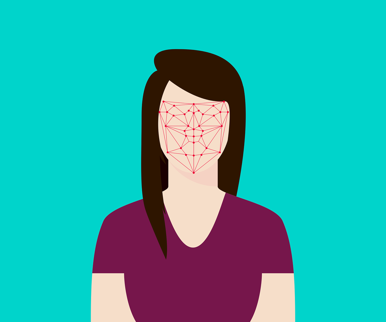 Face recognition technology in action
