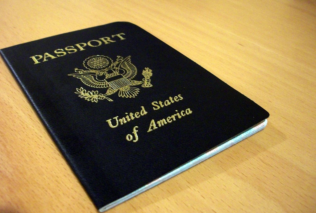 US passport identity document