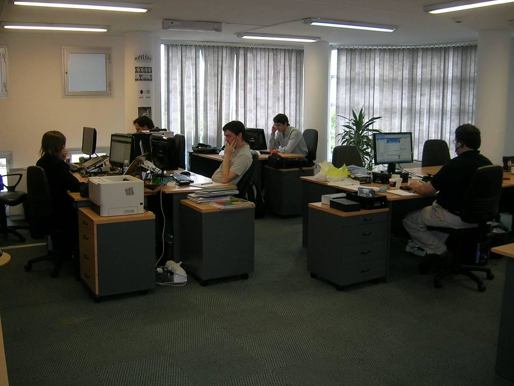 People working together in an office